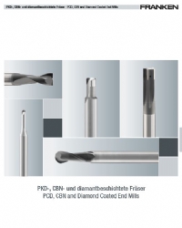 PCD, CBN and Diamond Coated End Mills