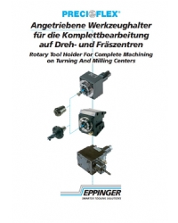 Rotary Tool Holder For Complete Machining on Turning And Milling Centers
