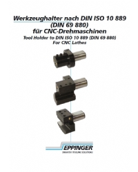 Tool Holder to DIN ISO 10 889 (DIN 69 880) For CNC Lathes