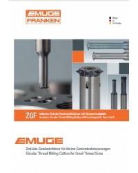 Circular Thread Milling Cutters for Small Thread Sizes