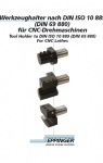 Tool Holder to DIN ISO 10 889 (DIN 69 880) For CNC Lathes